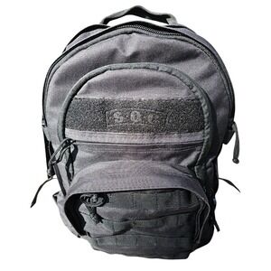 Sandpiper of California Black Bugout Tactical Backpack Military